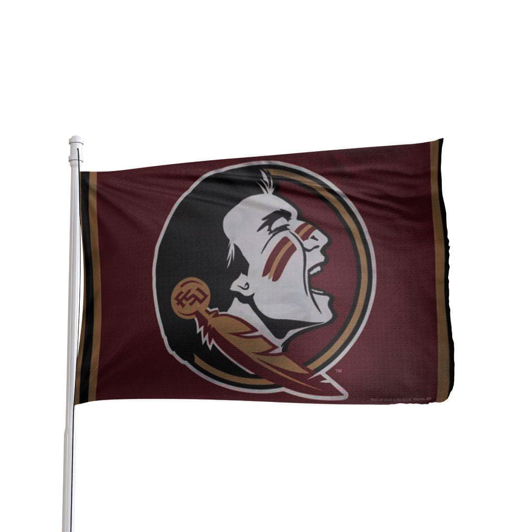 Florida State Seminoles 3x5 NCAA flag with quad-stitched edges by Atlantic Flag & Pole Inc.