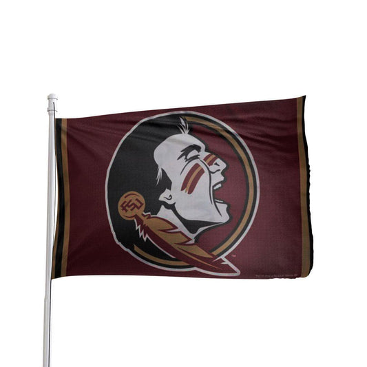Florida State Seminoles 3x5 NCAA flag with quad-stitched edges by Atlantic Flag & Pole Inc.