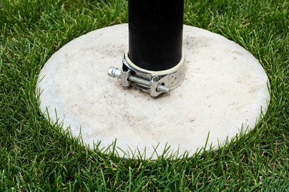 ABS ground sleeve for telescoping flagpole, suitable for 2.5" and 3" diameter poles, by Atlantic Flag & Pole Inc.