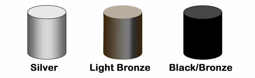 Black bronze flagpole tube section, 1.7"x72", durable and sturdy, by Atlantic Flagpole.