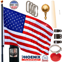 Thumbnail for Phoenix Telescoping Flagpole Veteran's Day Bundle