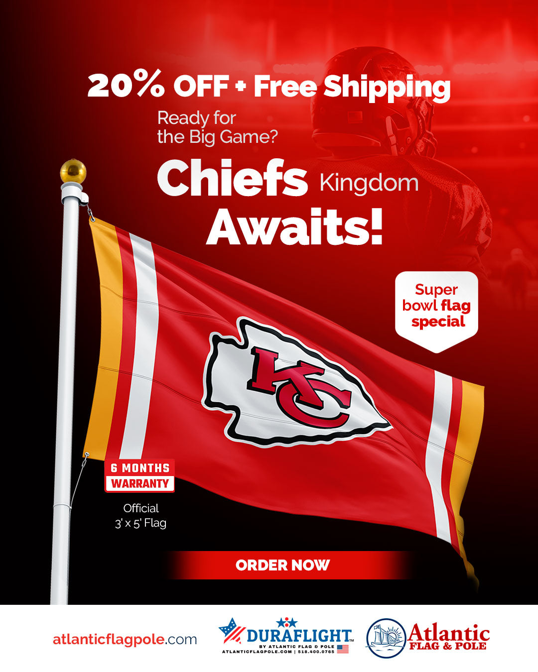 Kansas City Chiefs Flag