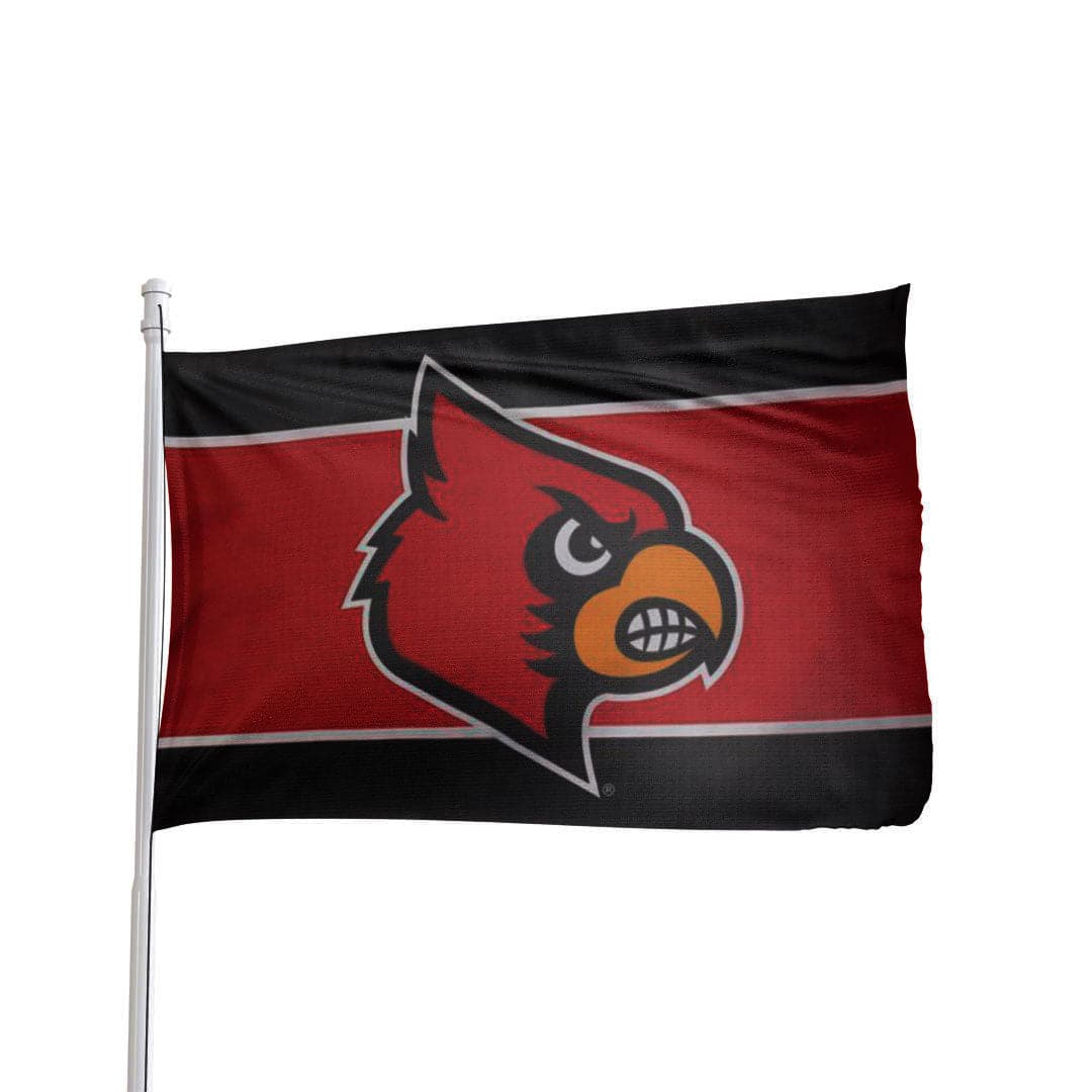 Louisville Cardinals 3x5 Flag - Premium NCAA Deluxe Team Flag