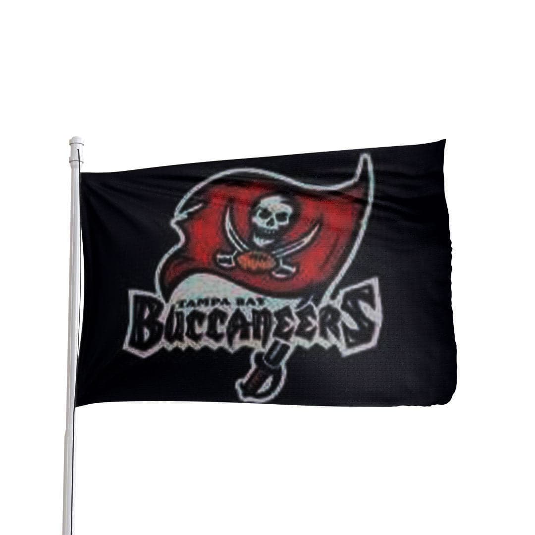 Official Tampa Bay Buccaneers flag by Atlantic Flag & Pole Inc., featuring team logo on durable fabric