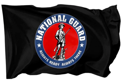 National Guard Always Ready Black Flag picture