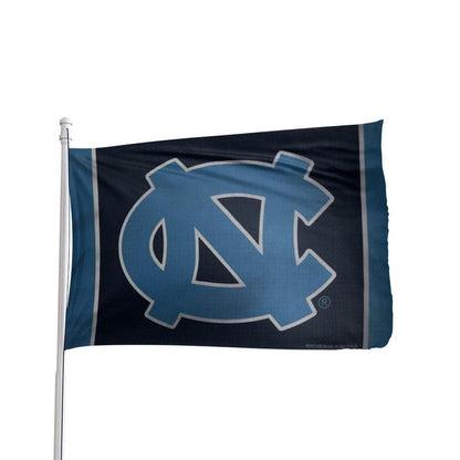 Carolina blue North Carolina Tarheels 3x5 flag, deluxe NCAA licensed design by Atlantic Flag & Pole Inc.