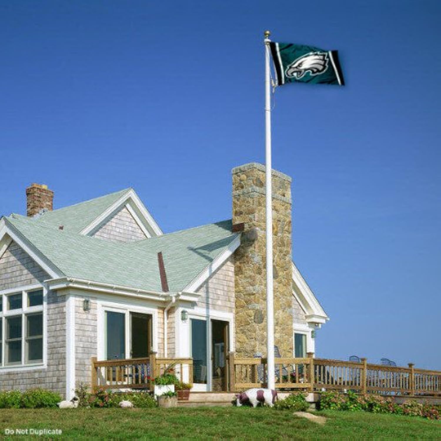 Philadelphia Eagles flag by Atlantic Flag & Pole Inc., featuring vibrant team colors and NFL logo design.