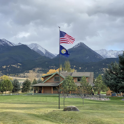 Phoenix Telescoping Flagpole Premier Kit | Starter Bundle