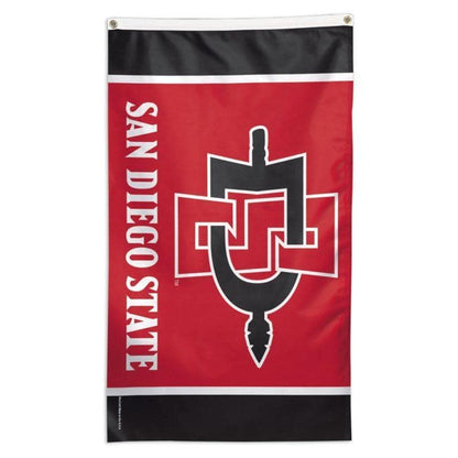NCAA San Diego State Aztecs team flag for sale to fly on a flag pole