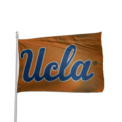 UCLA Bruins 3x5 officially licensed polyester flag in blue and gold, by Atlantic Flag & Pole Inc.
