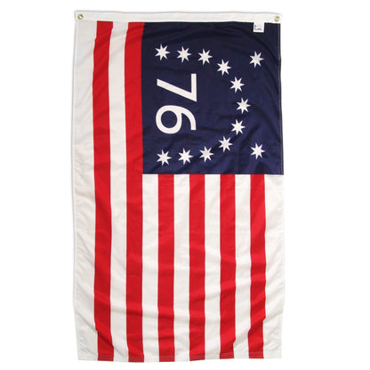 Bennington Flag, 1777 Revolutionary War design with 13 stripes, by Atlantic Flag & Pole Inc.