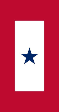 Thumbnail for Service Star Banner With Cord And Tassel American Made Flag Blue Star Service Flags In Us Military