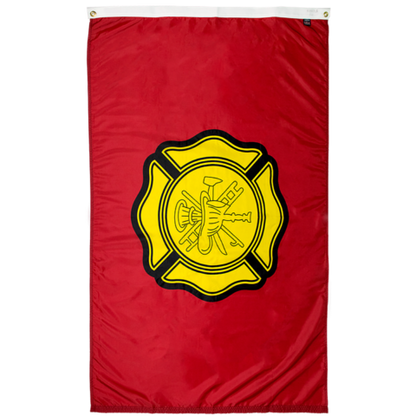 red and yellow fire department flag for sale online