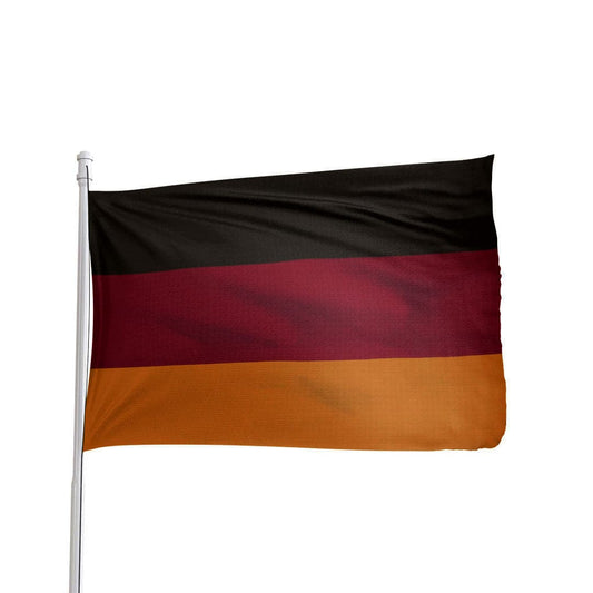 Germany flag with black, red, and yellow stripes by Atlantic Flag & Pole Inc.