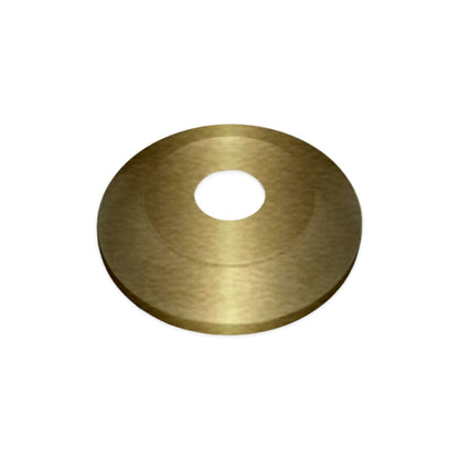 Gold flash collar for flagpole, 3-inch hole size, durable metal by Atlantic Flag & Pole Inc.