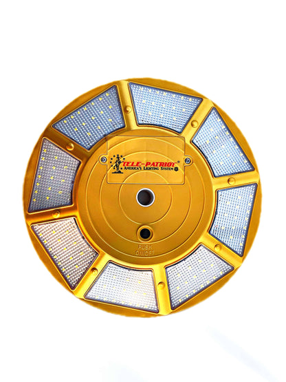 TelePatriot 800 Series Solar Flagpole Light - 200 LED Waterproof IP65