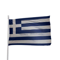 Thumbnail for Blue and white Greece flag from Atlantic Flag & Pole Inc., featuring the Greek cross design.