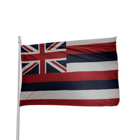 Thumbnail for Hawaii State Flag by Atlantic Flag & Pole Inc. featuring vibrant colors and 13 stripes with aUnion Jack design.