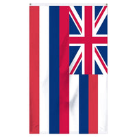 Thumbnail for Hawaii State Flag by Atlantic Flag & Pole Inc., featuring red, white, and blue stripes with Union Jack design.