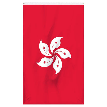 The flag of Hong Kong for sale online for flying on a flagpole or carrying in a parade