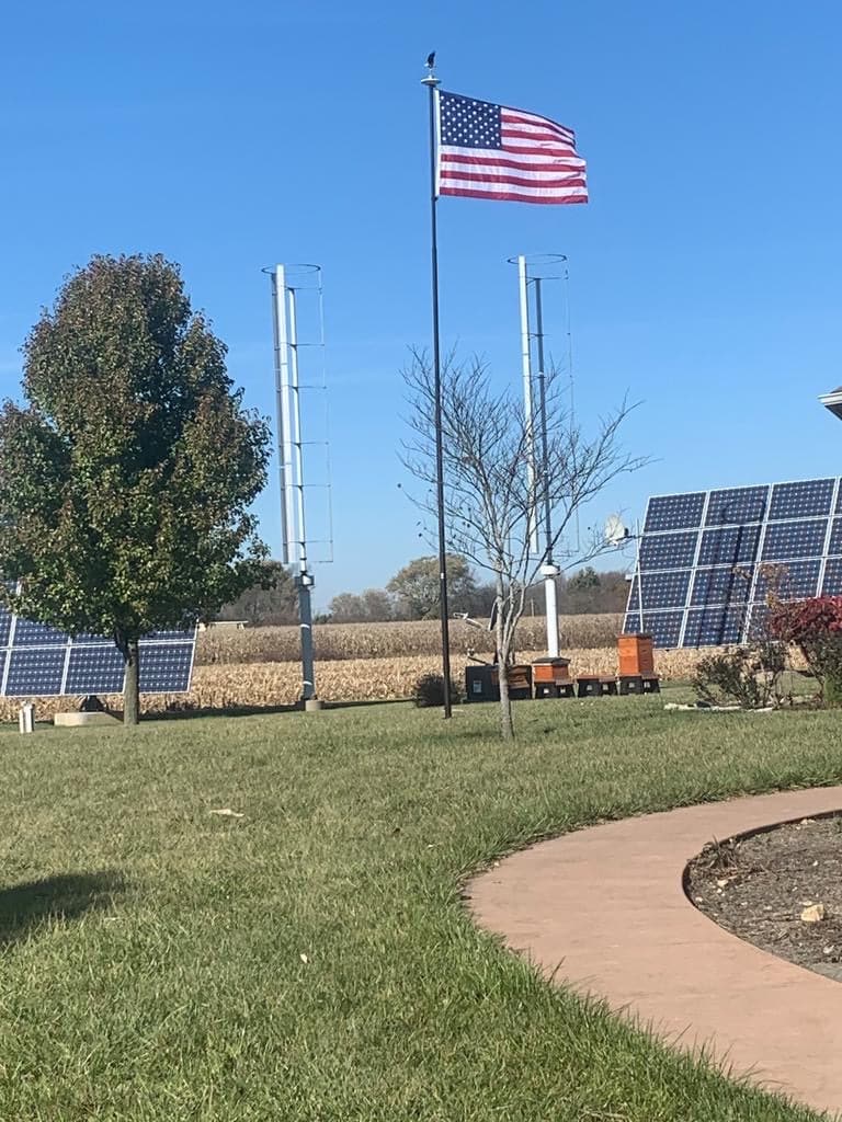 Bandera Americana de Nylon Grande