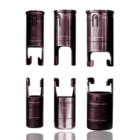 Thumbnail for Silver interlocking sleeve set for telescoping flagpoles by Atlantic Flag & Pole Inc.