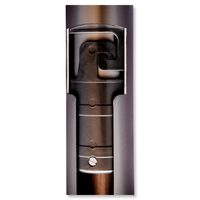 Thumbnail for Silver interlocking sleeve set replacement kits for telescoping flagpoles by Atlantic Flag & Pole Inc.
