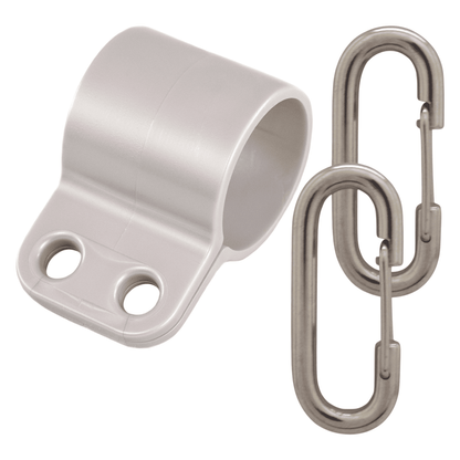 360° swivel kit for double flag display, black bronze telescoping pole accessory by Atlantic Flag & Pole Inc.