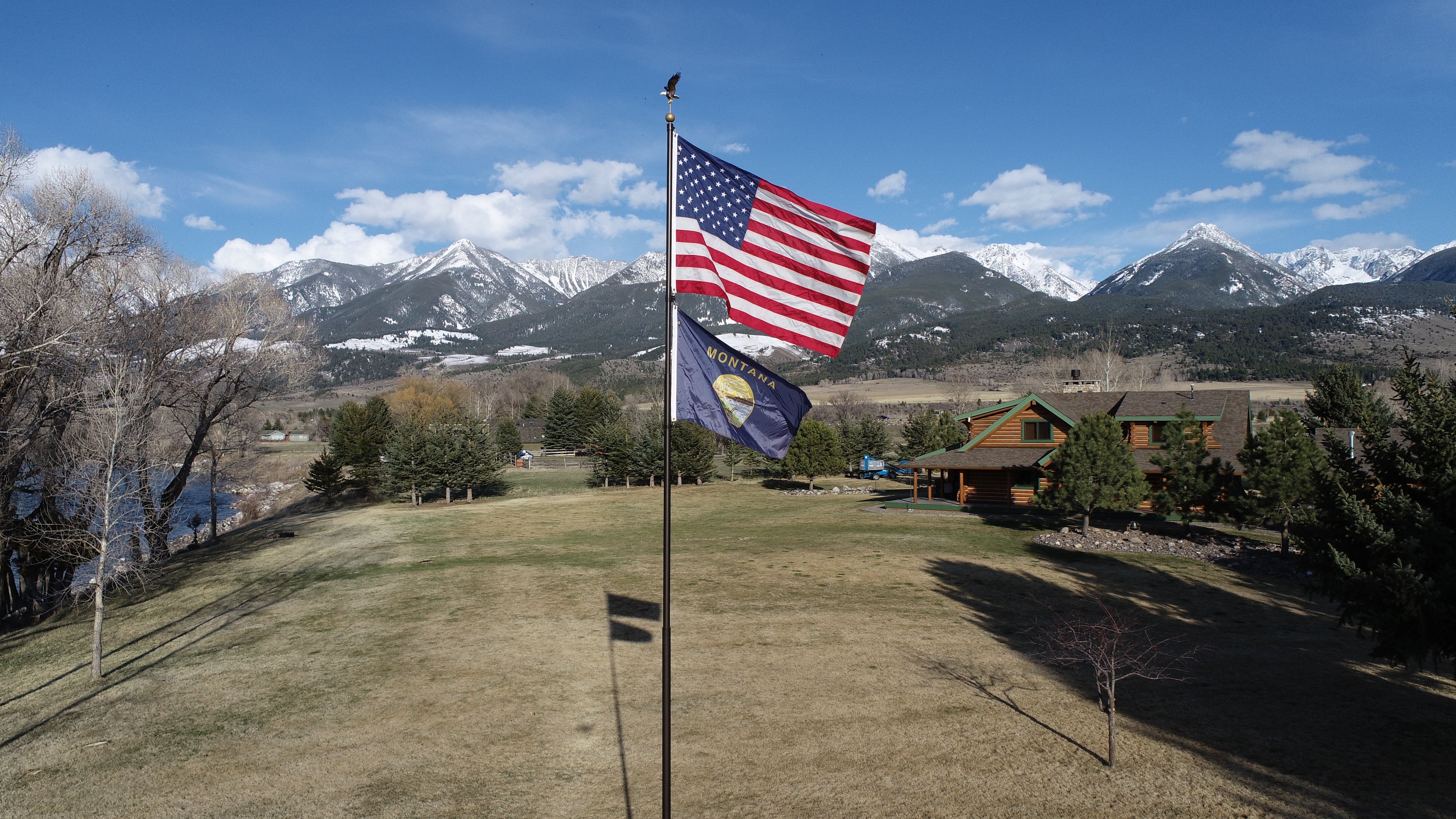 Nylon Large American Flag