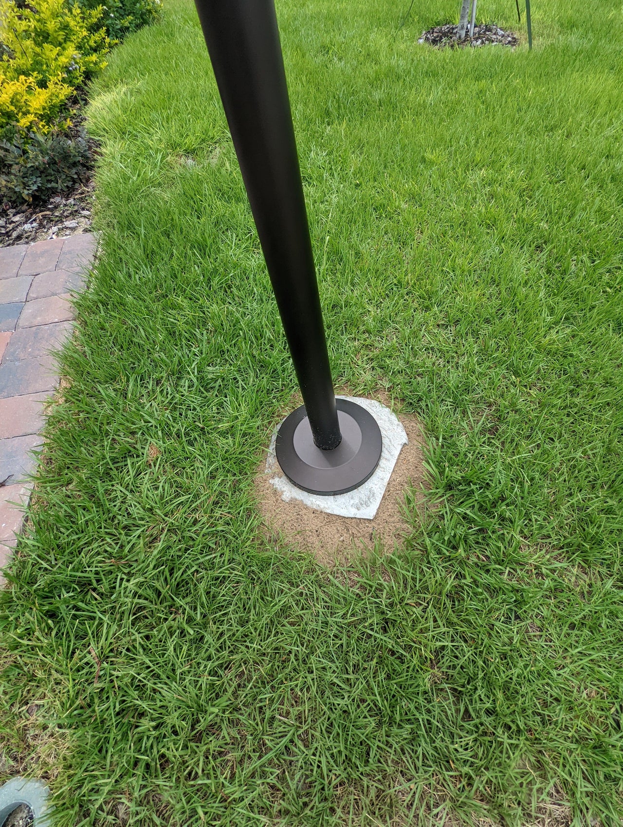 Black Bronze Anodized Aluminum Flash Collar - 2.5" Flagpole Base