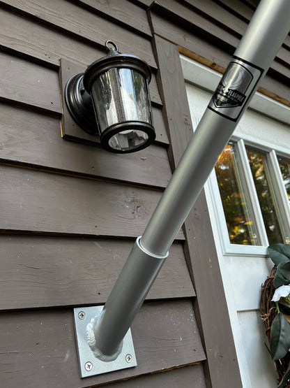 Phoenix 6FT Commercial Aluminum Outrigger Flag Pole Set USA Flag