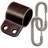Thumbnail for Atlantic Flag & Pole double flag harness 360° swivel kit with telescoping pole in black bronze