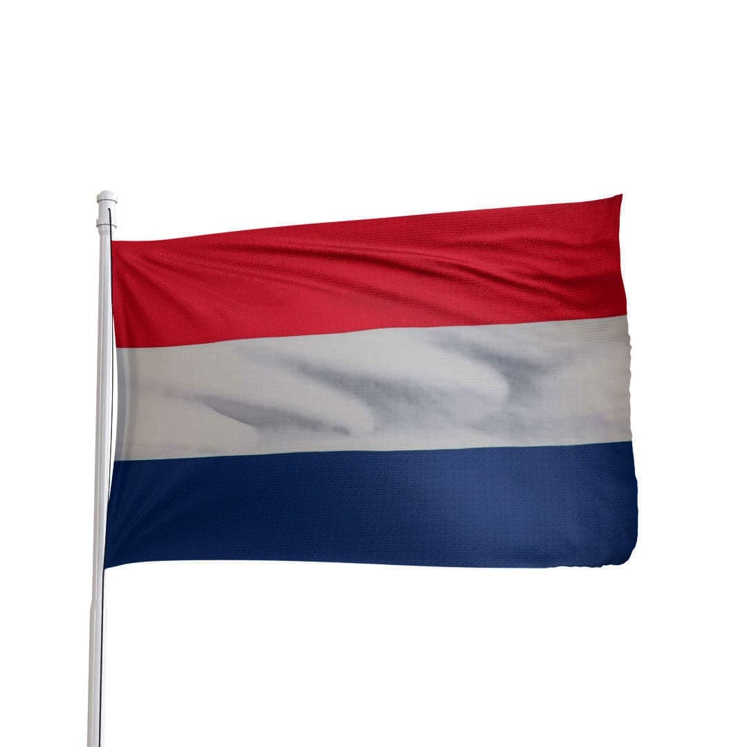 Netherlands flag 3x5 ft in durable nylon with brass grommets by Atlantic Flag & Pole Inc.