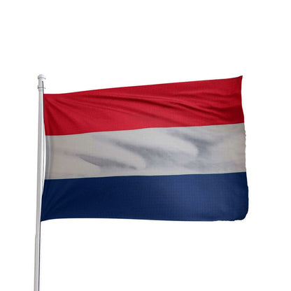 Netherlands flag 3x5 ft in durable nylon with brass grommets by Atlantic Flag & Pole Inc.