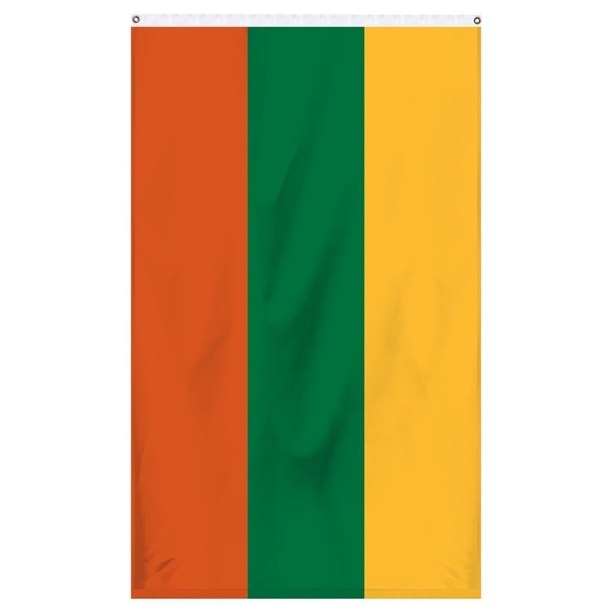 The national flag of Lithuania for sale to buy online now for flagpoles from an american company.
