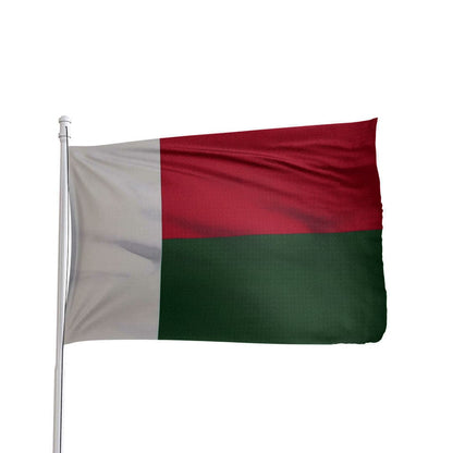 Madagascar flag 3x5 ft in nylon with brass grommets by Atlantic Flag & Pole Inc.