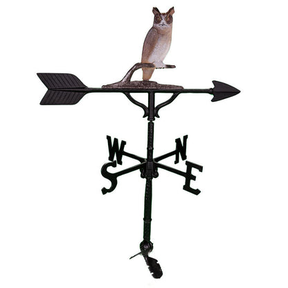natural colored owl weathervane