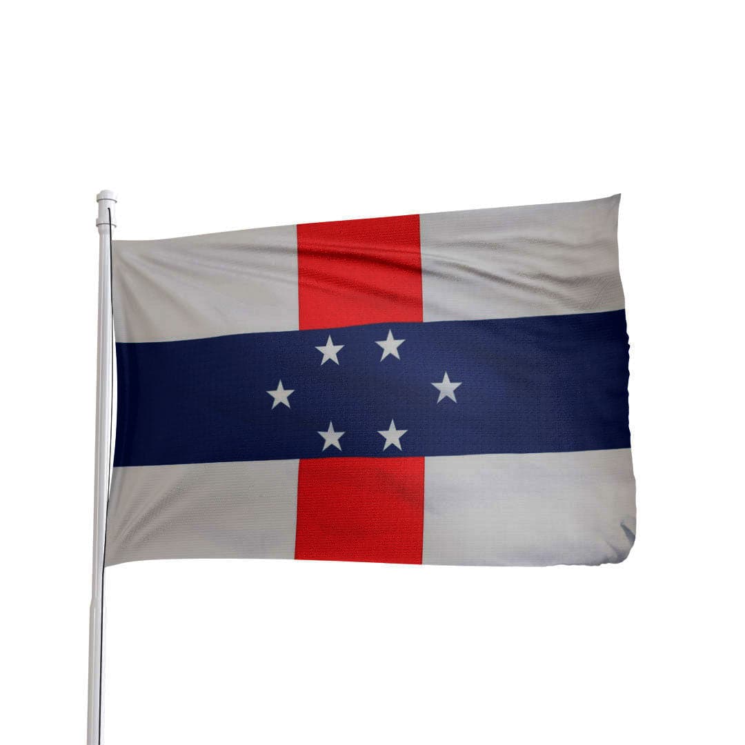 Netherlands Antilles flag 3x5 ft in 100% nylon with brass grommets by Atlantic Flag & Pole Inc.