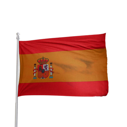 Spain flag with vibrant red and yellow colors, made by Atlantic Flag & Pole Inc.