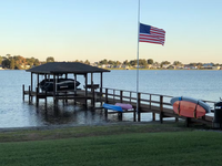 Thumbnail for Anodized aluminum flagpole side mount with a 3-inch diameter by Atlantic Flag & Pole Inc.