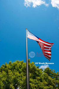 Thumbnail for Phoenix Telescoping Flagpole with Free American Flag, Securi-Shur Anti-Theft Locking Clamp, and Lifetime Anti-Theft Guarantee