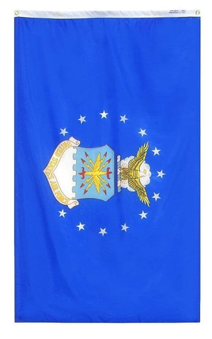 United States Air Force flag in durable nylon, American-made by Atlantic Flag & Pole Inc.
