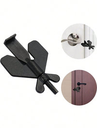 Thumbnail for 1PC Portable Door Locks Home Security Door Lockers Travel Lock Locks Provide Extra Security and Privacy Ideal for Travel Hotels Home Apartments Colleges,Secure Your Home & Travel with This Upgraded Adjustable Portable Door Lock!