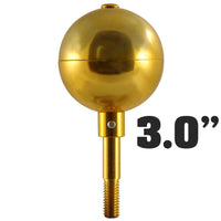 Thumbnail for Gold Ball For Flagpole Topper 12 Flagpole Ball Topper