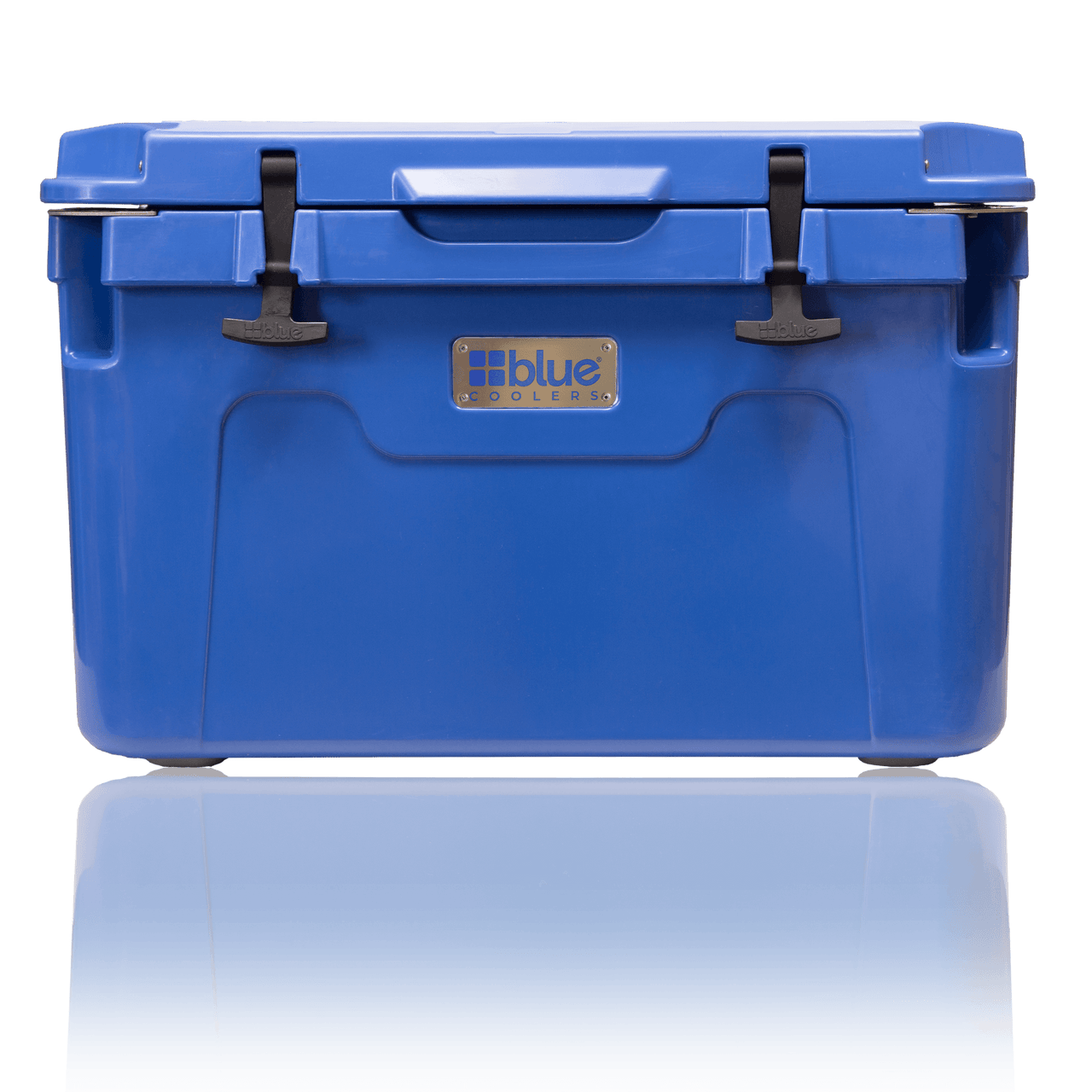 55 gallon Blue cooler closed lid image
