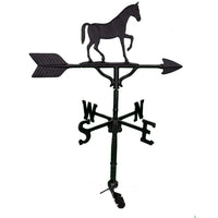 Thumbnail for Black horse walking on top of a weathervane image