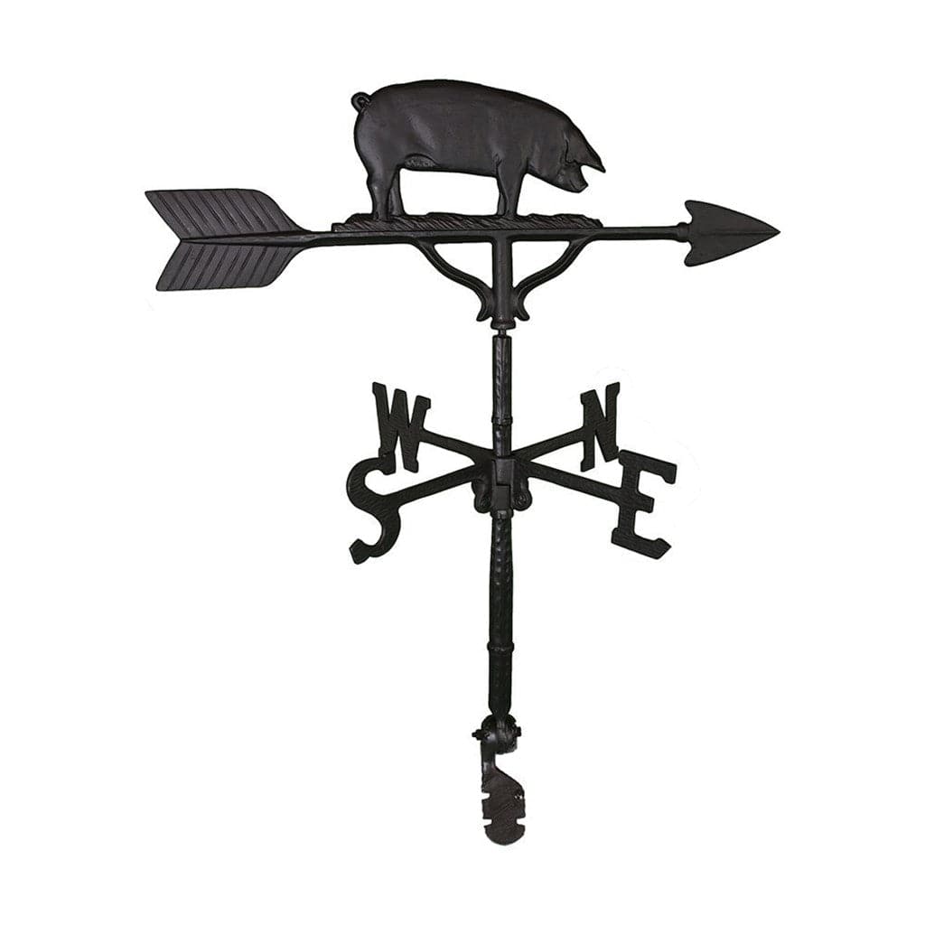 Black pig decorative weathervane for sale image