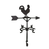 Thumbnail for Weathervane with black rooster decoration on top of it
