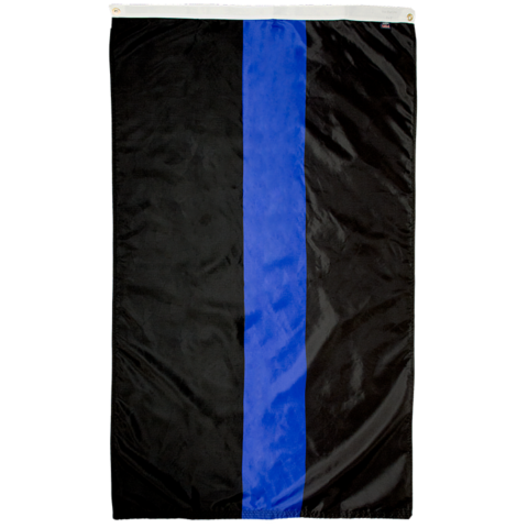 Law Enforcement Support Flag Thin Blue Line Flag for sale online