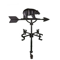 Thumbnail for Black colored bear weathervane made in America image